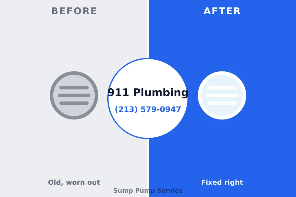 Before and after: plumbing company Rumson, NJ